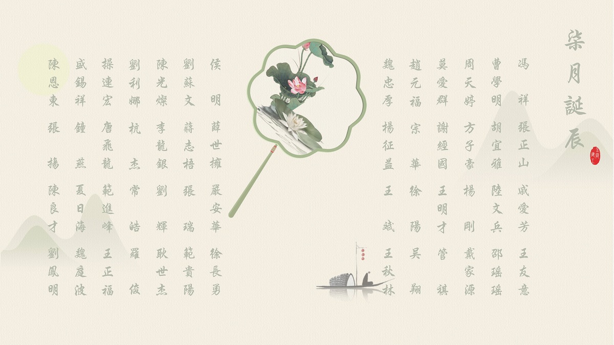 【生日祝?！抗ё?月生日的員工生日快樂！