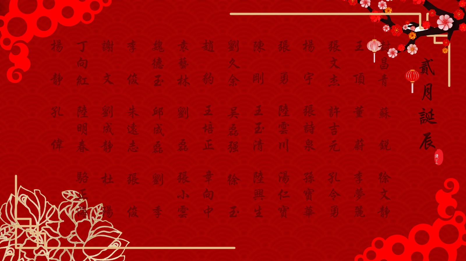 【生日祝福】恭祝02月生日的員工生日快樂！